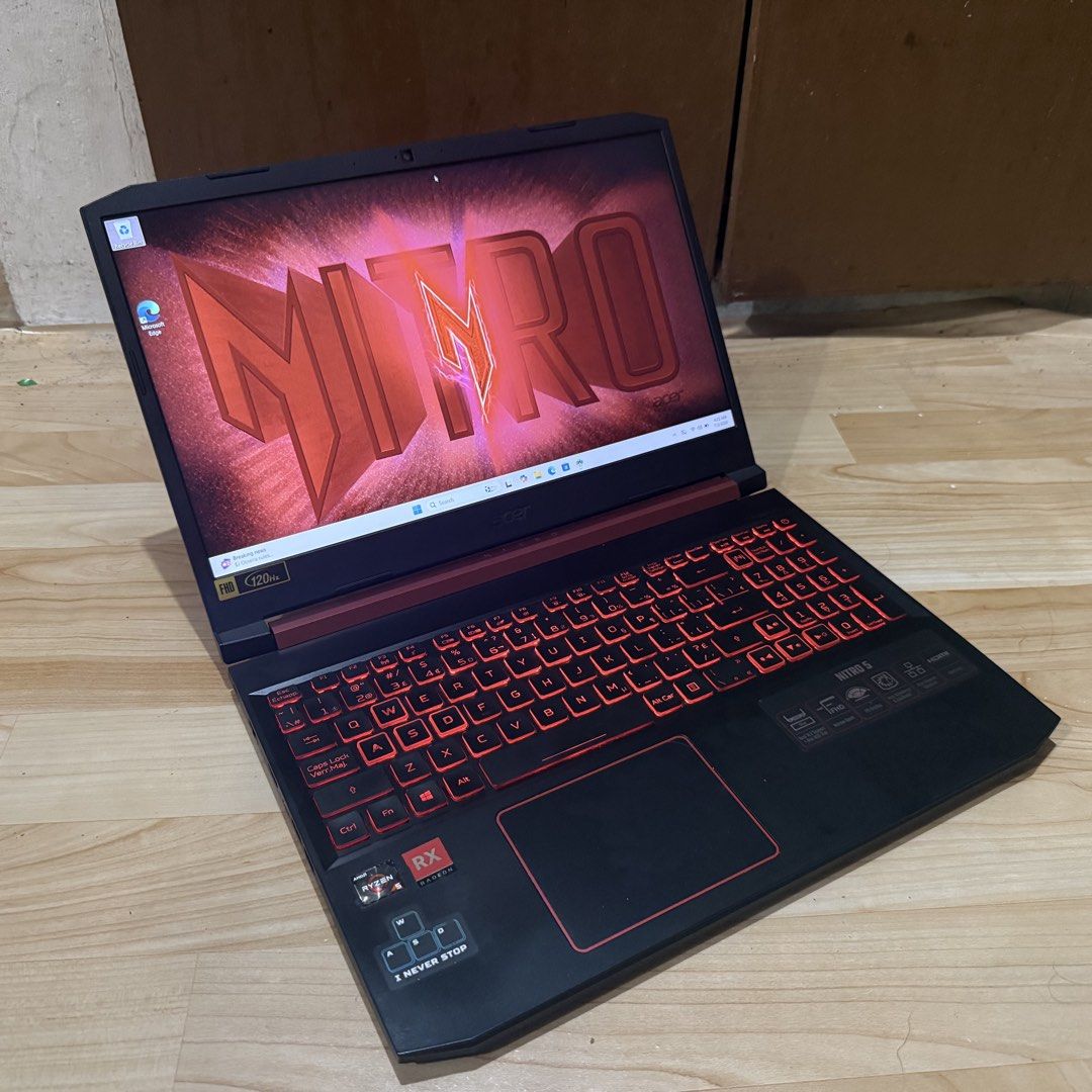 ACER Nitro AN515 Radeon RX 560X Series AMD Ryzen 5 3550H 12 RAM 256 SSD ...