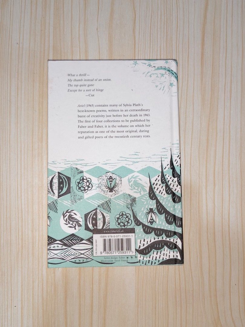 Ariel by Sylvia Plath (Category: Storybooks) located in Manila. Submitted by literary.lane (Listing ID 1447343401, Image 3). Description: 2010 Faber Heritage Poetry Edition — You can ask for more Photos. MOP: Gcash MOD: JNT, Lalamove.