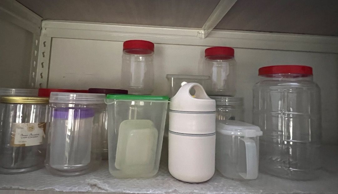 Assorted Plastic Storage Containers - Pick up today asap