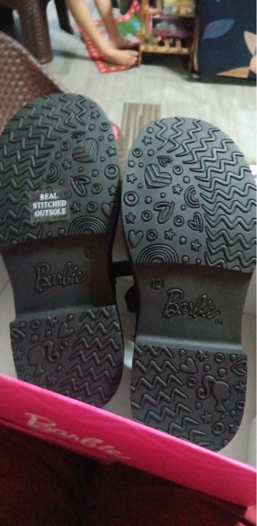 Barbie Black Shoes Size 12 (Category: Babies & Kids Fashion) located in Mandaluyong City. Submitted by unicart (Listing ID 1447412713, Image 3). Description: .