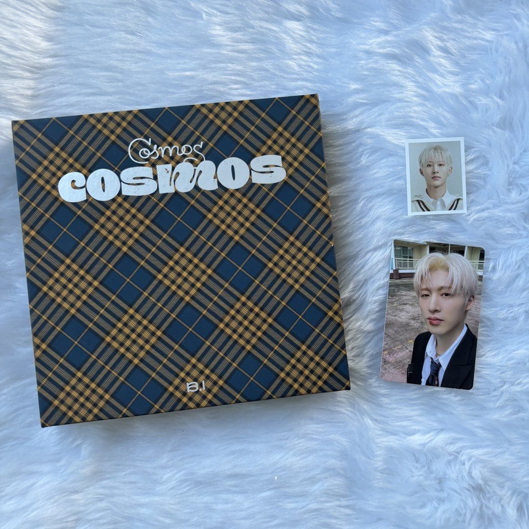 B.I Cosmos Star ver. w/ POB poster (Category: Raw Singles) located in Dasmarinas. Submitted by momon17 (Listing ID 1447323976, Image 1). Description: -unsealed -complete inclusion with POB poster mop: gcash mod: jnt/sdd [you can also dm us on twitter: @_neoljoahae for inquiries].