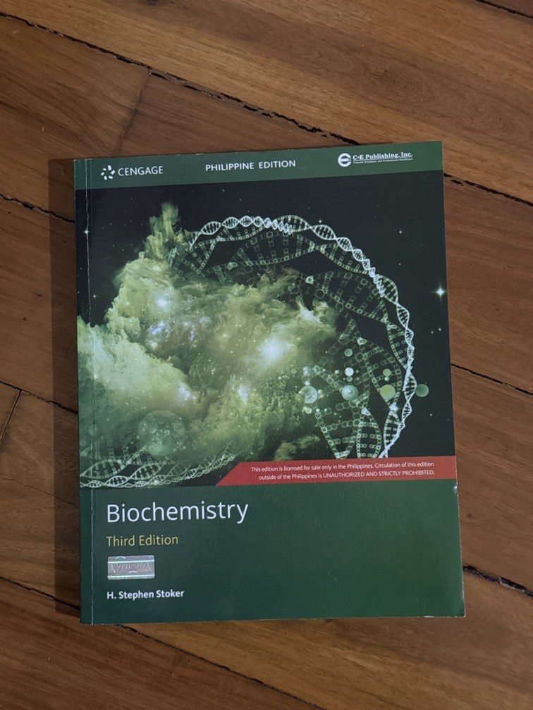 Biochemistry 3rd Edition by H. Stephen Stoker (Category: Textbooks) located in Muntinlupa City. Submitted by abhdems (Listing ID 1447403055, Image 1). Description: .