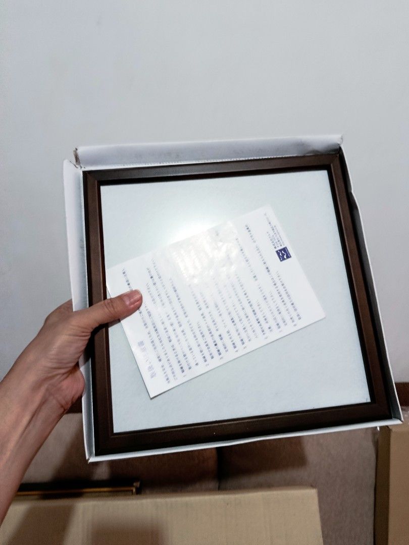 Blank brown square wooden frame with glass front (Category: Other Photography Accessories) located in Quezon City. Submitted by kristal68 (Listing ID 1447357438, Image 2). Description: .