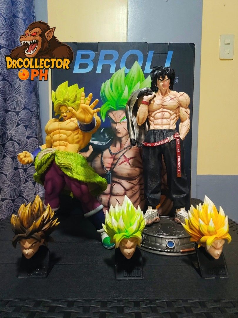 Broly set DP9 Studio and King Clustar (Category: Figurines & Statues) located in Guiguinto. Submitted by drcollectorph (Listing ID 1447414147, Image 1). Description: 🔥For sale or for trade sa One piece graded card.🔥 King Clustar A & DP9 Studio No. 005 deluxe edition Broly. DP9 BIB with Alt head numbered 93/288 KC loose 7.5k only set of 2 parang free na lang yung KC Broly. PM sa issue. 📦LBC/Flash/Lalamove 📍Bulacan #drcollectorph #happycollecti