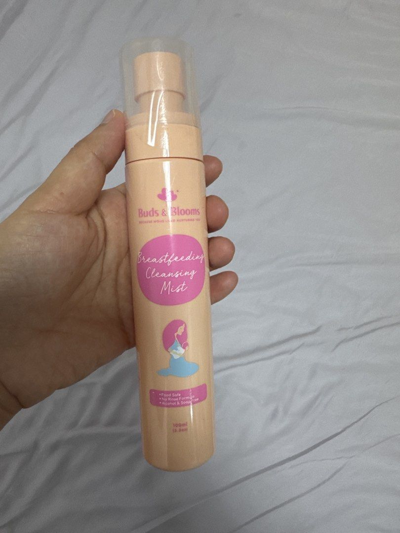 Buds & Blooms Breastfeeding Cleansing Mist 100ml (Category: Breastfeeding & Bottle Feeding) located in Manila. Submitted by tallyava (Listing ID 1447402058, Image 1). Description: - Buds & Blooms Breastfeeding Cleansing Mist - Gentle care for breastfeeding mothers - Alcohol & Paraben Free - 100ml bottle - Ideal for staying clean while nursing.