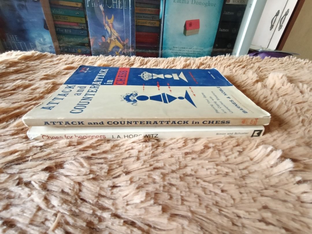 Bundle of 2 Chess Books: Beginners & Attack/Counterattack (Category: Storybooks) located in Las Pinas. Submitted by prelovedreads1 (Listing ID 1447413942, Image 2). Description: Bundle of 2 Chess Books: Beginners & Attack/Counterattack - Two classic chess books for sale. - 'Chess for Beginners' by I.A. Horowitz (former U.S. Open Champion). - 'Attack and Counterattack in Chess' by Fred Reinfeld. - Ideal for beginners and those looking to improve t