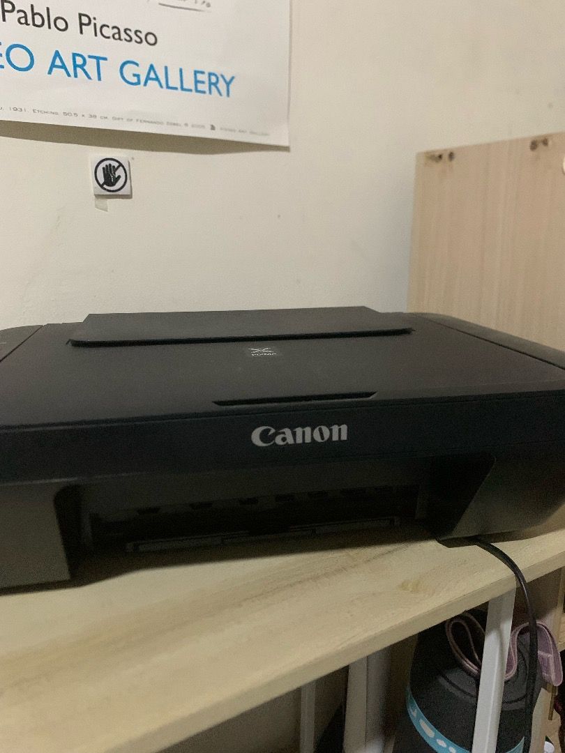 Canon PIXMA MG2570S All-In-One Printer (Category: Printers, Scanners & Copiers) located in Quezon City. Submitted by sarinasu (Listing ID 1447387731, Image 1). Description: - Canon PIXMA MG2570S All-in-One Printer - Print Speed: Approx. 8.0 ipm (B&W), 4.0 ipm (Color) - Copy Speed: Approx. 31 seconds (Color Document), 1.6 ipm (Color Print) - Features: Rear Tray Feeding, Auto Power On, Quiet Mode - Scan Resolution: 600 x 1200 dpi - RFS: Rarely used