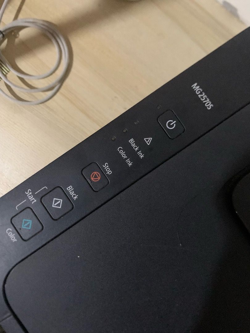 Canon PIXMA MG2570S All-In-One Printer (Category: Printers, Scanners & Copiers) located in Quezon City. Submitted by sarinasu (Listing ID 1447387731, Image 2). Description: - Canon PIXMA MG2570S All-in-One Printer - Print Speed: Approx. 8.0 ipm (B&W), 4.0 ipm (Color) - Copy Speed: Approx. 31 seconds (Color Document), 1.6 ipm (Color Print) - Features: Rear Tray Feeding, Auto Power On, Quiet Mode - Scan Resolution: 600 x 1200 dpi - RFS: Rarely used