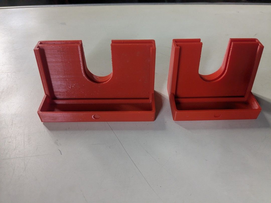 Card Game Holder / Standee (Category: Trading Cards Accessories) located in Quezon City. Submitted by lancelotchase023 (Listing ID 1447325658, Image 3). Description: 650 all - 3D printer red holder 100 all - 10pcs wooden card holder 600 take all Use for Card games like Marvel Champions or other Card/Board Games .