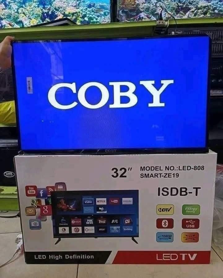 COBY 32 inches Smart TV (Category: TV) located in Manila. Submitted by nixx1103 (Listing ID 1447352277, Image 1). Description: COBY 32 INCHES SMART TV 👉🏻 ANDROID 14 👉🏻 APP STORE ✔️ 👉🏻 NET FLIX ✔️ 👉🏻 YOU TUBE ✔️ 👉🏻 BLUETOOTH ✔️ Delivery is from Manila. Shipping fee will be shouldered by the buyer .