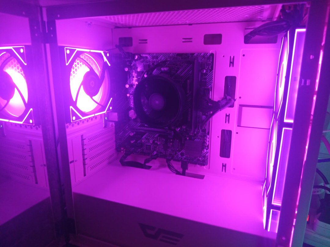 CPU | System Unit Ryzen 5 5600gt (Category: Desktops) located in Makati City. Submitted by scarlet_17 (Listing ID 1447400246, Image 1). Description: -SPECS: Ryzen 5 5600gt Asus Prime A520mk 8gb drr4 memory 256gb sata ssd 3 in 1 rgb fans with remote Ak100 80+ psu Darkflash DLM21 Free Windows 11 pro/Ms Office -Negotiable -For PICK UP ONLY at INOCENCIO, TRECE MARTIRES.