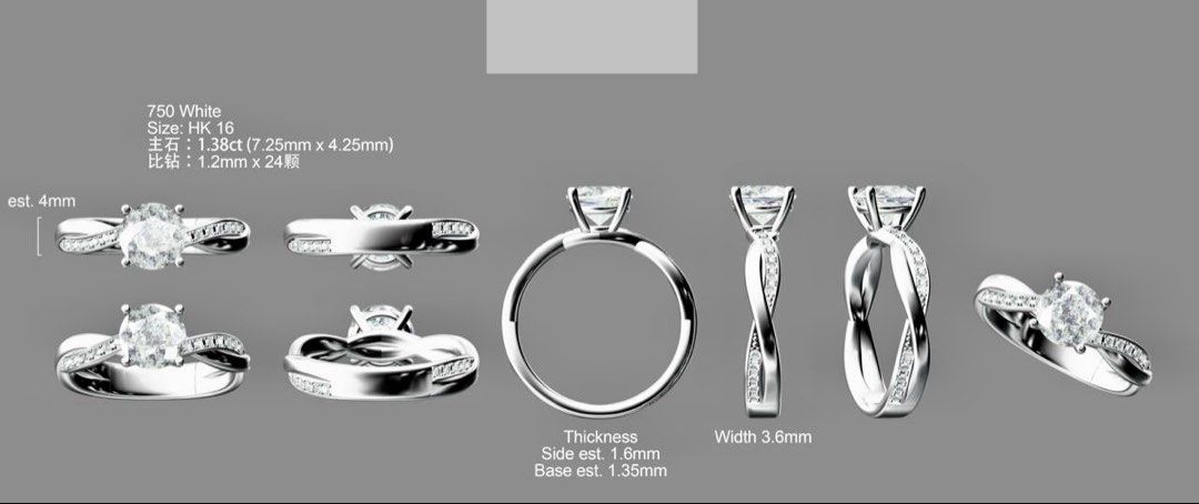 Customize Bespoke Proposal Ring (Category: Rings) located in Singapore. Submitted by jorejewellery (Listing ID 1447301736, Image 1). Description: Hi, I’m a freelancer self employed Jeweller. I customized bespoke Jewellery or proposal ring of your liking. If you are looking to propose soon without hurting your pocket I’m your guy. Mainly i focus on Lab grown diamonds with IGI certificate and 18K white gold The prices that i charge will amaze you a