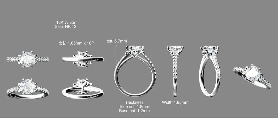 Customize Bespoke Proposal Ring (Category: Rings) located in Singapore. Submitted by jorejewellery (Listing ID 1447301736, Image 3). Description: Hi, I’m a freelancer self employed Jeweller. I customized bespoke Jewellery or proposal ring of your liking. If you are looking to propose soon without hurting your pocket I’m your guy. Mainly i focus on Lab grown diamonds with IGI certificate and 18K white gold The prices that i charge will amaze you a