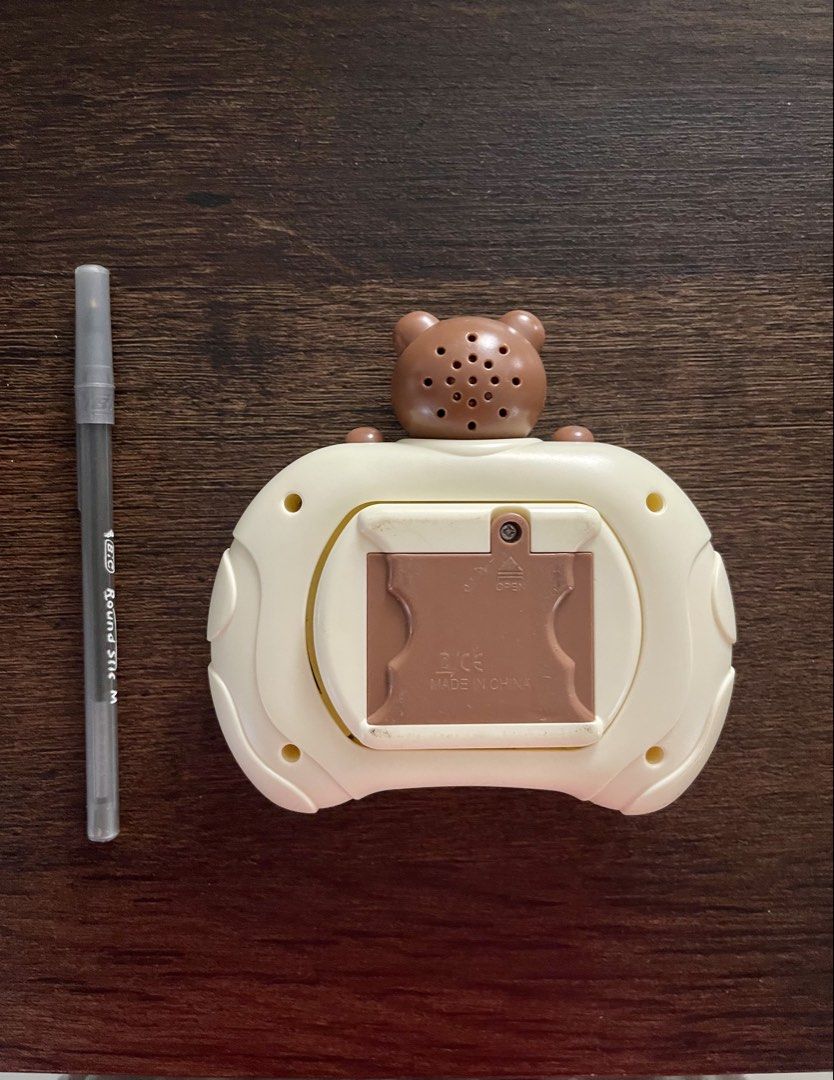 Cute Bear Pop It Fidget Toy (Category: Designer & Blind Box Toys) located in Las Pinas. Submitted by kayebee17 (Listing ID 1447320309, Image 2). Description: - Features 10 bubble pops on the front - Battery compartment located on the back .