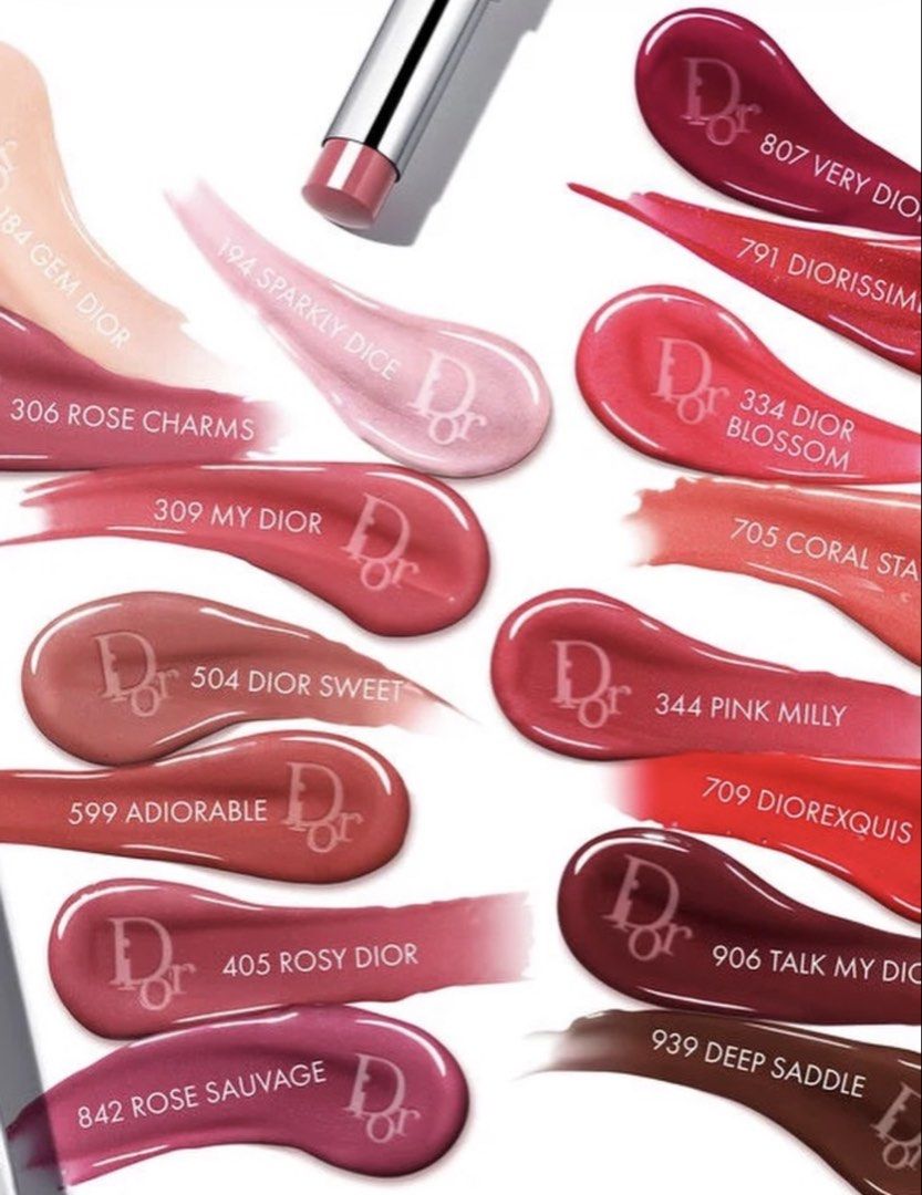 DIOR Addict Glass Lipstick w/ silver case (Category: Makeup) located in Bulacan. Submitted by shopwithme_23 (Listing ID 1447428875, Image 2). Description: 💯authentic (money back guaranteed if proven fake) ✅with box Shades: 344 599 842.