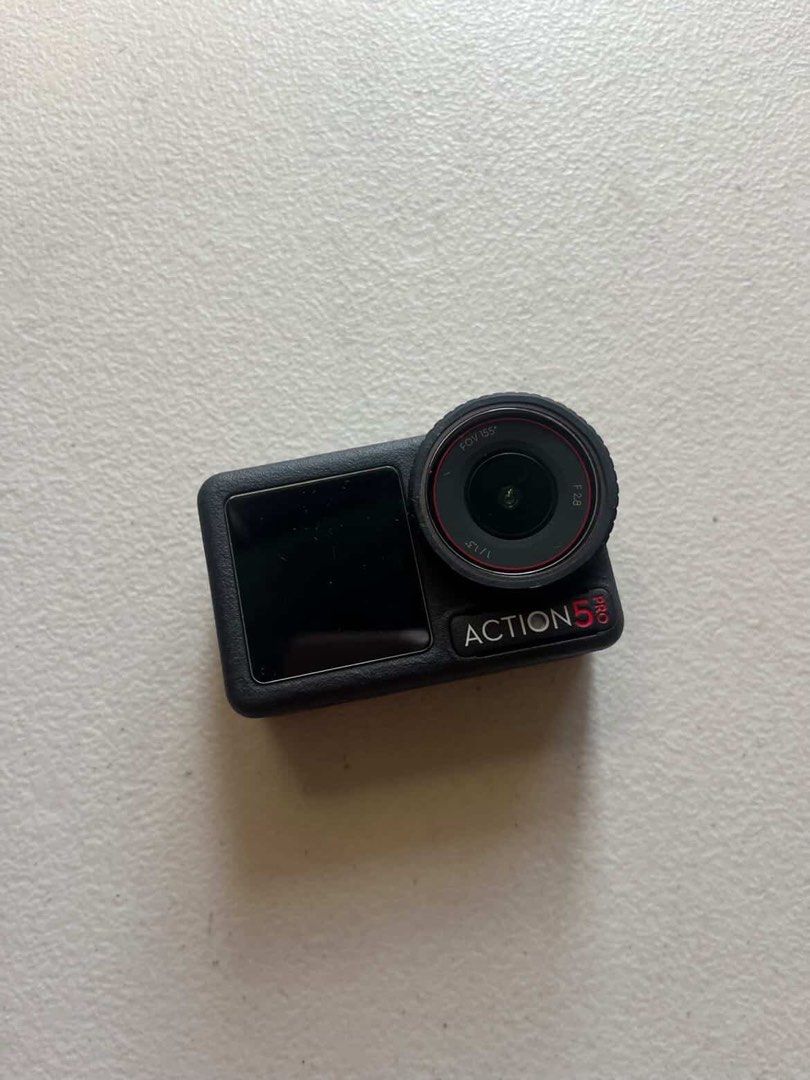 DJI OSMO ACTION 5 PRO ADVENTURE COMBO (Category: Cameras) located in Manila. Submitted by milamartina123 (Listing ID 1447386533, Image 2). Description: SELLING 𝗗𝗝𝗜 𝗢𝘀𝗺𝗼 𝗔𝗰𝘁𝗶𝗼𝗻 𝟱 𝗣𝗿𝗼 - 𝗔𝗱𝘃𝗲𝗻𝘁𝘂𝗿𝗲 𝗖𝗼𝗺𝗯𝗼 𝐑𝐅𝐒: upgrading. ✅ 2 months used only! ✅ No issue ✅ Good as new ✅ Well taken care of ✅ Used less than 10 times 𝗖𝗼𝗺𝗽𝗹𝗲𝘁𝗲 𝗦𝗲𝘁 (𝗔𝗱𝘃𝗲𝗻𝘁𝘂𝗿𝗲 𝗖𝗼𝗺𝗯𝗼): ✔️ Osmo Action 5 Pro ✔️ 3 pcs Extreme Battery (19