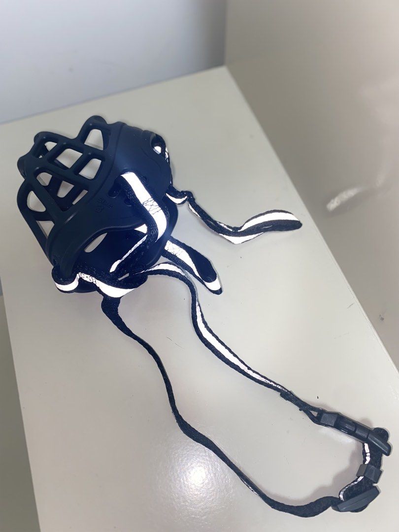 Dog Basket Muzzle With Adjustable Reflective Strips (Category: Homes & Other Pet Accessories) located in Balanga. Submitted by jlsyngc (Listing ID 1447438223, Image 1). Description: Size 3 / Large Other Details: Never used RFS: Wrong size 🧾 Mode of Payment: 💙 GCash 💚 GoTyme 🖤 Maya 🛵 Mode of Delivery: • J&T Express • J&R Express • LBC • Lalamove.