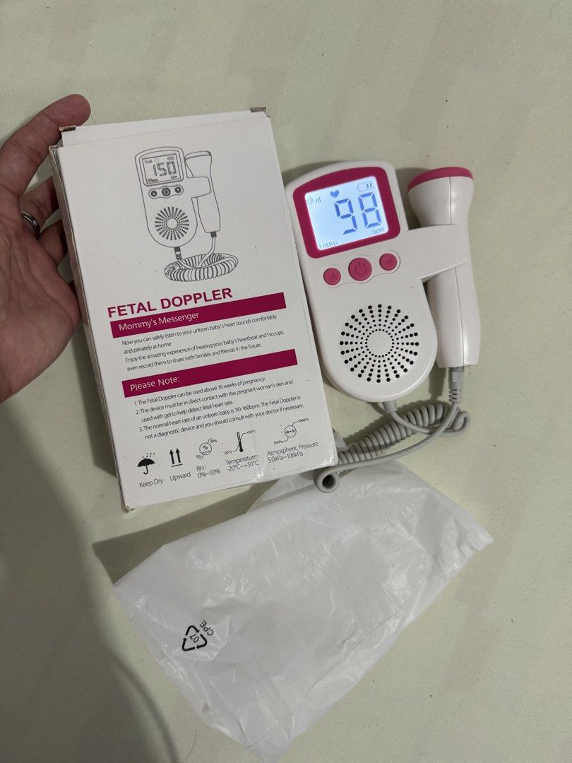 Fetal Doppler (Category: Maternity Care) located in Baguio. Submitted by loveangeline.29 (Listing ID 1447385611, Image 2). Description: Brand new Working with battery Extra piece .