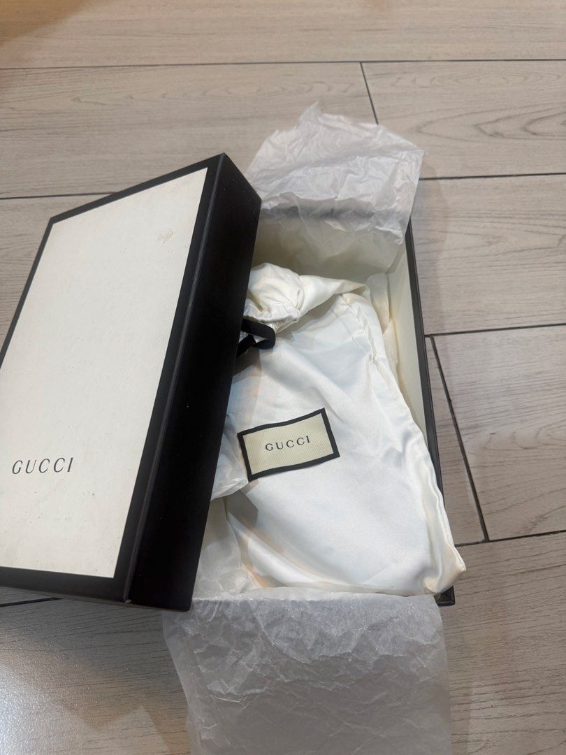Gucci GG Monogram Espadrilles (Category: Flats & Sandals) located in Quezon City. Submitted by thegoodstuff_ph (Listing ID 1447324378, Image 2). Description: - Authentic Gucci espadrilles - Classic GG monogram pattern - Comfortable jute sole - Easy slip-on style - Comes with original Gucci box and dust bag - Ideal for casual wear.