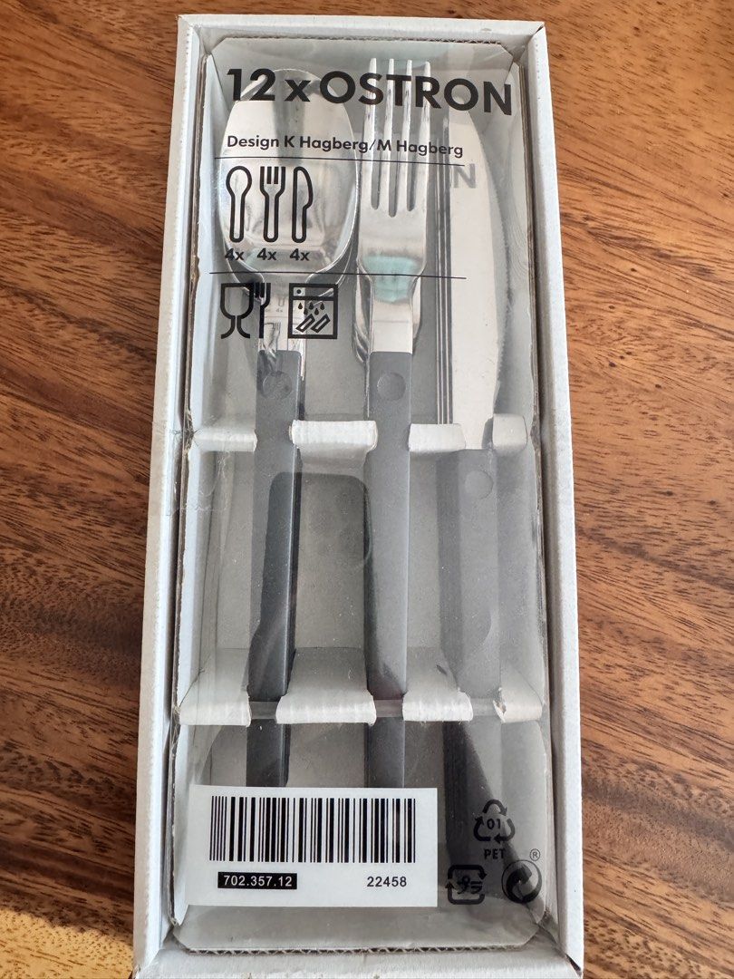 IKEA Ostron 12 Piece Cutlery Set