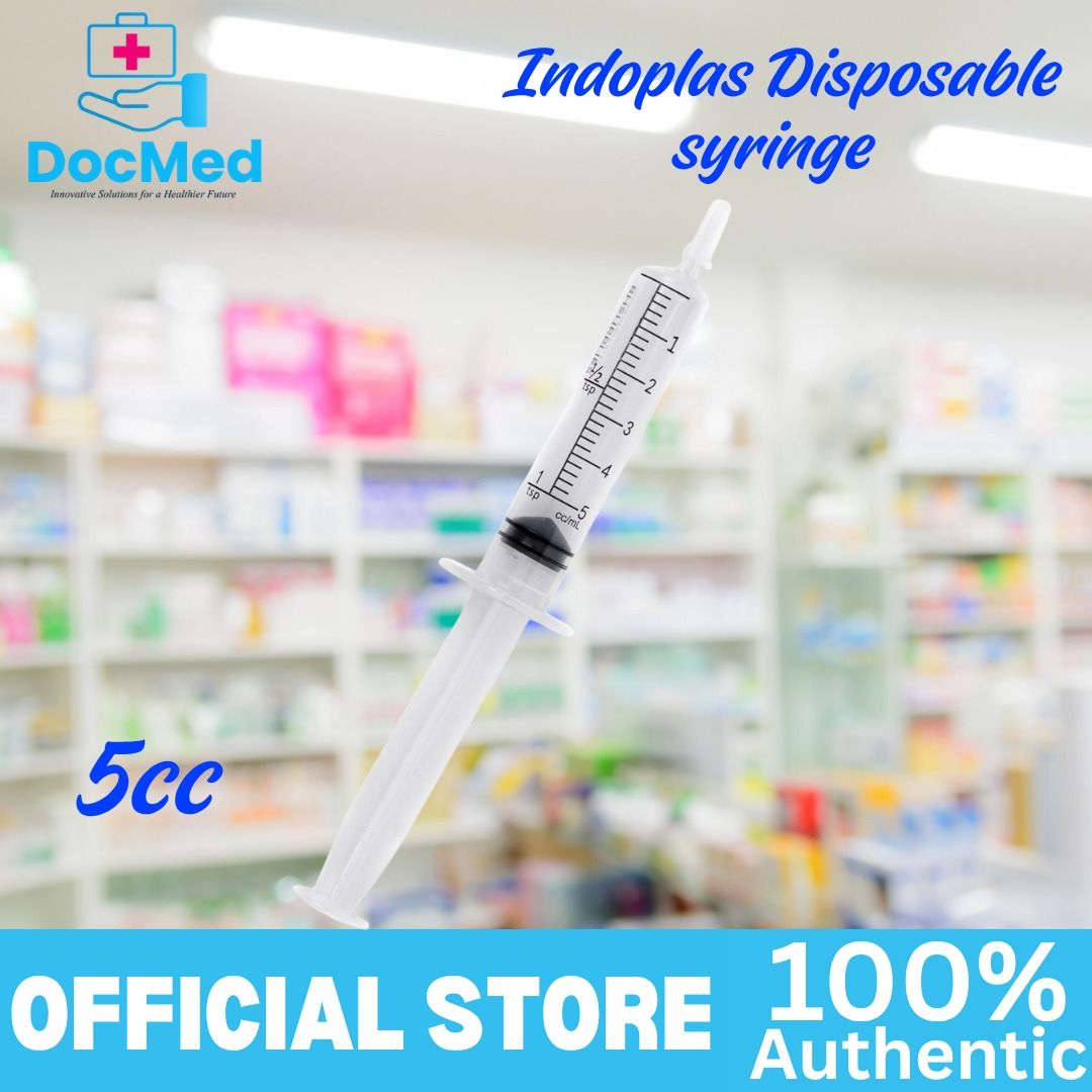 INDOPLAS SYRINGE W/ NEEDLE 5CC 100'S (Category: Medical Supplies & Tools) located in Quezon City. Submitted by marketings84097 (Listing ID 1447337472, Image 3). Description: .