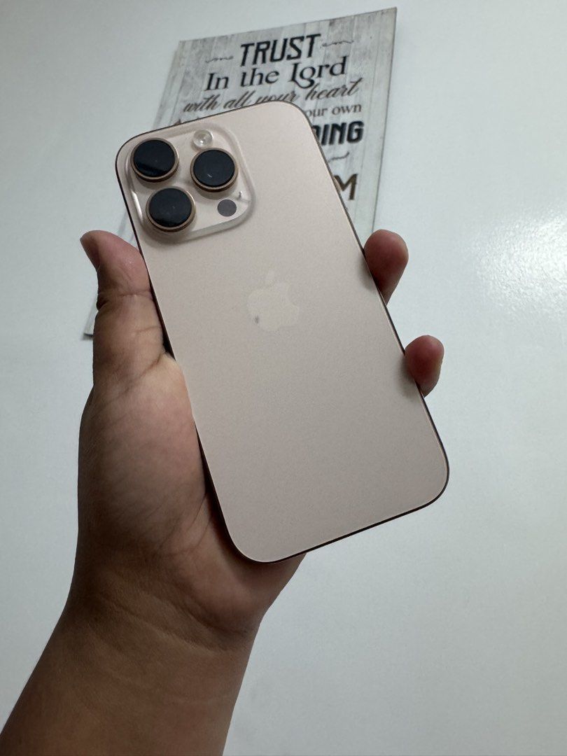 iPhone 16 Pro 128gb (F.U) (Category: iPhone 16 Series) located in San Juan City. Submitted by wainefreygadgetshop (Listing ID 1447305151, Image 2). Description: iPhone 16 Pro 128 (F.U) (NTC APPROVED ) (PLEASE SEARCH MO NALANG FULL SPECS) ALL GOODS AT WORKING NO REPAIR HISTORY PEDE PANG BACK UP PHONE SCREEN TESTED SIGNAL TEST CAMERA SOBRANG LINAW 88% BATTERY HEALTH MAY TRUE TONE MAY FACE I.D HONEST ISSUE ILALAGAY SA NOTE KUNG MERON MAN PARA AWARE 