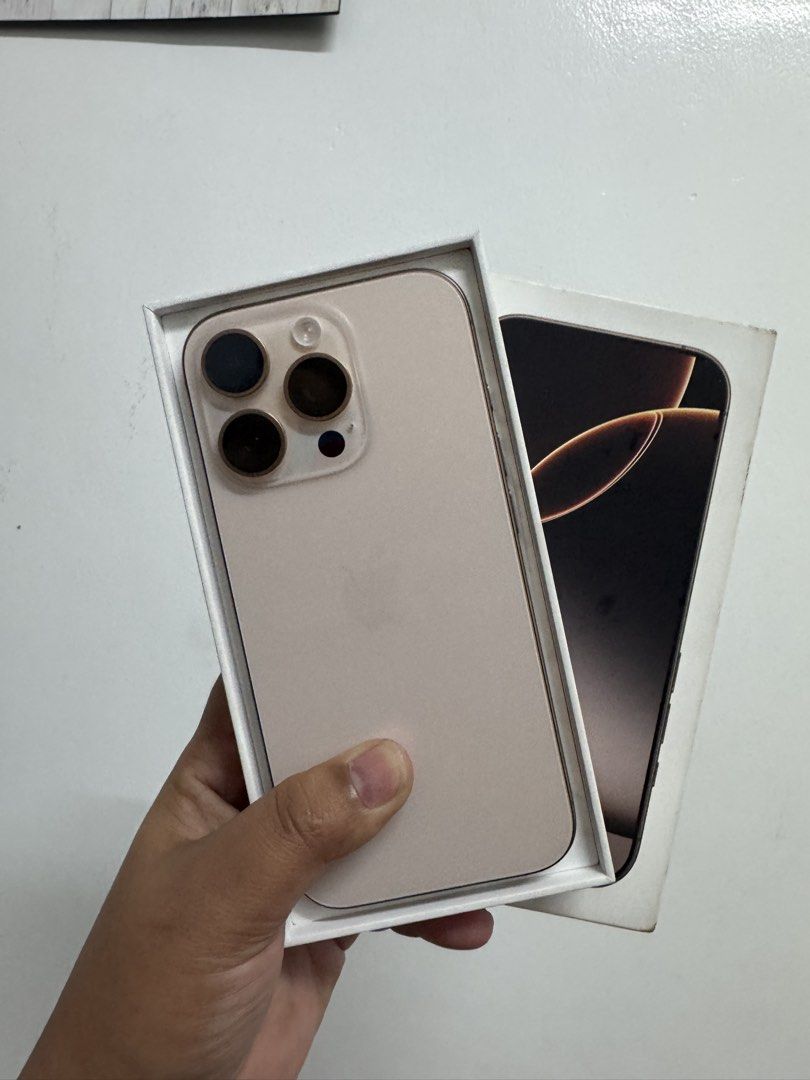 iPhone 16 Pro 128gb (F.U) (Category: iPhone 16 Series) located in San Juan City. Submitted by wainefreygadgetshop (Listing ID 1447305151, Image 1). Description: iPhone 16 Pro 128 (F.U) (NTC APPROVED ) (PLEASE SEARCH MO NALANG FULL SPECS) ALL GOODS AT WORKING NO REPAIR HISTORY PEDE PANG BACK UP PHONE SCREEN TESTED SIGNAL TEST CAMERA SOBRANG LINAW 88% BATTERY HEALTH MAY TRUE TONE MAY FACE I.D HONEST ISSUE ILALAGAY SA NOTE KUNG MERON MAN PARA AWARE 