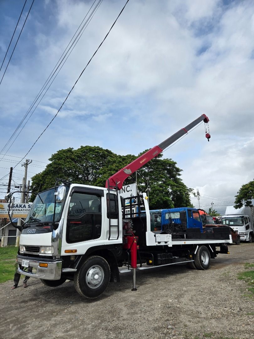 ISUZU FORWARD 6HH1 SELF LOADER W/ BOOM. 3TONS BOOM 3SECTION. (Category: Heavy Vehicles) located in Subic. Submitted by osaka_subic (Listing ID 1447296463, Image 3). Description: ISUZU FORWARD 6HH1 SELF LOADER W/ BOOM. 3TONS BOOM 3SECTION. OSAKA SUBIC INTERNATIONAL INC. OFFERS TEHE BEST QUALITY AND AFFORDABLE JAPAN SURPLUS TRUCKS AND HEAVY EQUIPMENT. 📍 Location: JASA Road Purok 2, Lubao, Concepcion, Pampanga. For inquiries please contact: 📞 0919