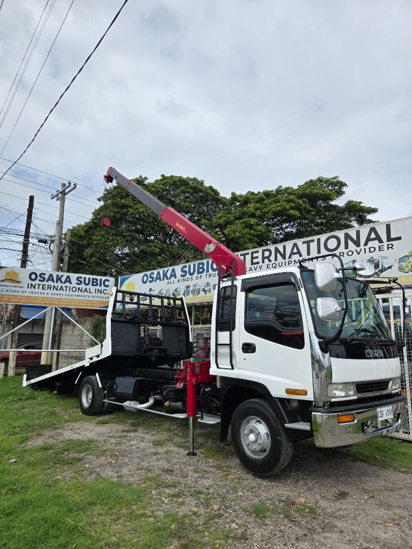 ISUZU FORWARD 6HH1 SELF LOADER W/ BOOM. 3TONS BOOM 3SECTION. (Category: Heavy Vehicles) located in Subic. Submitted by osaka_subic (Listing ID 1447296463, Image 2). Description: ISUZU FORWARD 6HH1 SELF LOADER W/ BOOM. 3TONS BOOM 3SECTION. OSAKA SUBIC INTERNATIONAL INC. OFFERS TEHE BEST QUALITY AND AFFORDABLE JAPAN SURPLUS TRUCKS AND HEAVY EQUIPMENT. 📍 Location: JASA Road Purok 2, Lubao, Concepcion, Pampanga. For inquiries please contact: 📞 0919