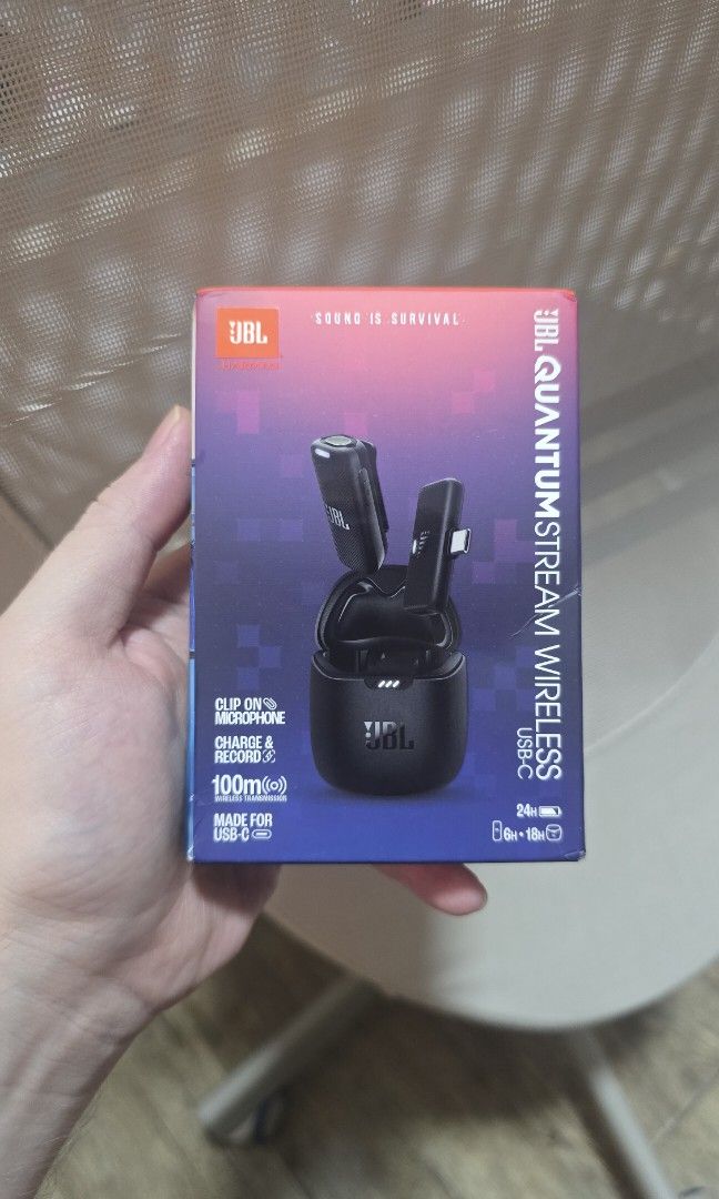 JBL Quantum Stream Wireless (Category: Headphones & Headsets) located in Malabon City. Submitted by hyrugadgets (Listing ID 1447332935, Image 1). Description: JBL Quantum Stream Wireless Brandnew Sealed P.3,490.