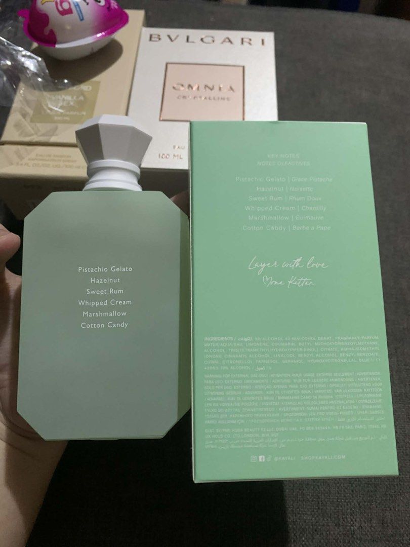kay ali pistascio prelove (Category: Fragrance & Deodorants) located in Quezon City. Submitted by declatteringmanila_1985 (Listing ID 1447405362, Image 2). Description: 100ml actual sure buyer only .