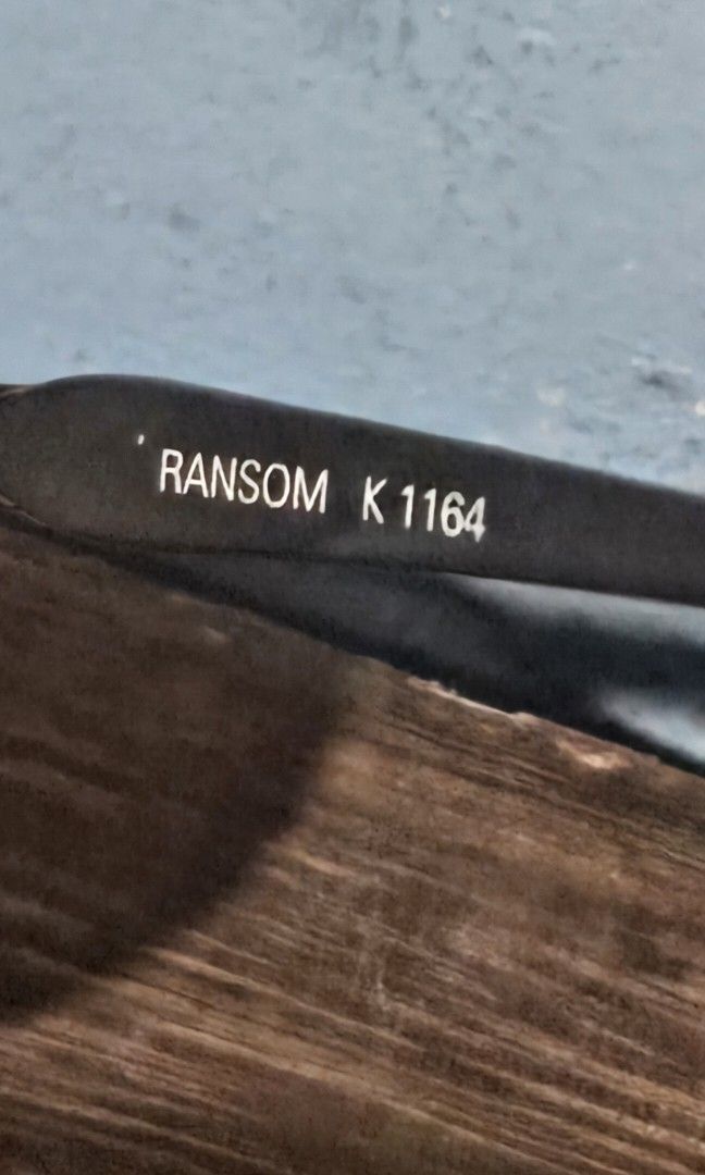 Killer loop (Category: Luxury Accessories) located in Manila. Submitted by ritzselect26 (Listing ID 1447372950, Image 3). Description: vintage y2k killer loop "ransom" k1164 pristine condition my minimal fade nasa lower frame not visible nman.