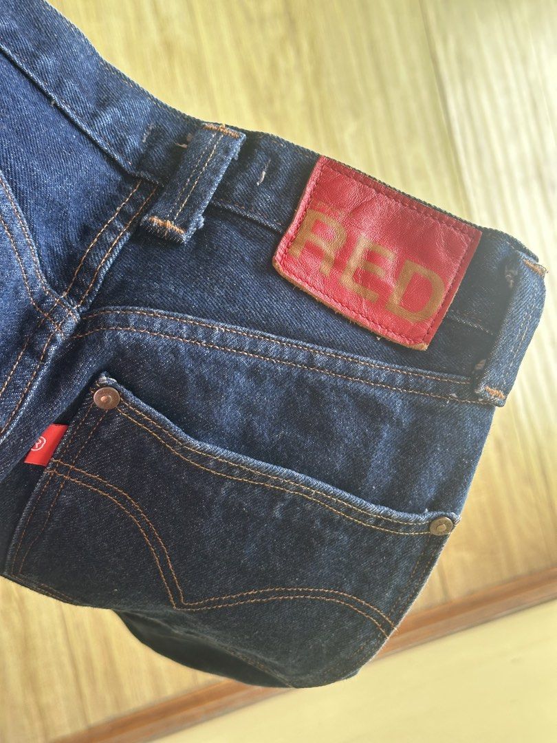 Levi's RED High Loose Jeans W25 (Category: Jeans) located in Rizal. Submitted by angelacs (Listing ID 1447303554, Image 3). Description: - Dark wash Levi's RED jeans - High loose fit - Size W25 - Cuffed hem - Perfect for a casual outfit - Made with durable denim - Bought it abroad .