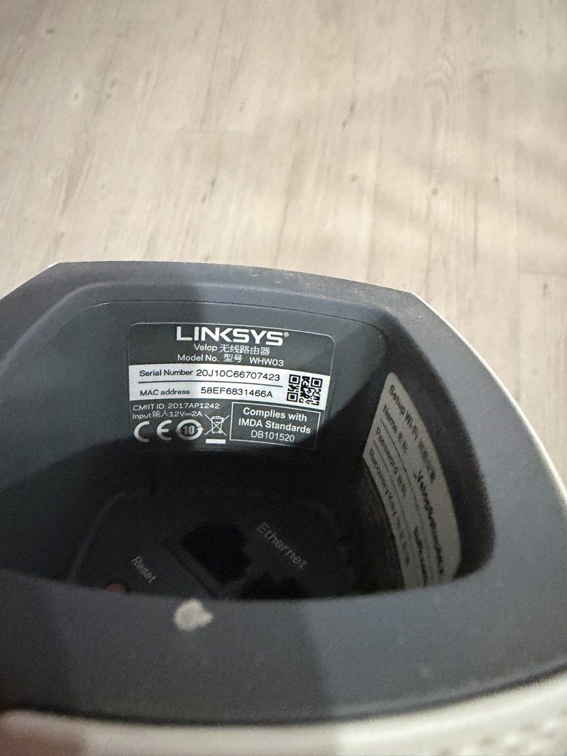 Linksys Velop WHW03 Wireless Router498954265985044481