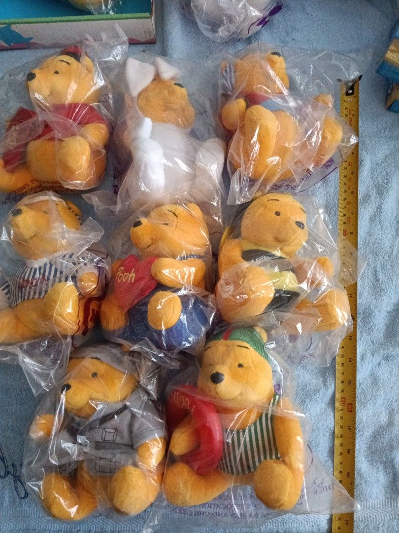 McDonald's Winnie the Pooh Plush Toys Collection, Toys & Collectibles ...
