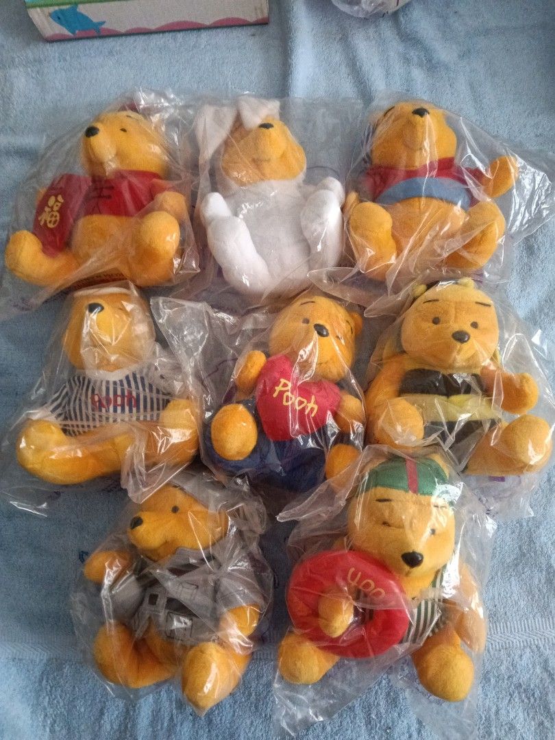 McDonald's Winnie the Pooh Plush Toys Collection, Toys & Collectibles ...