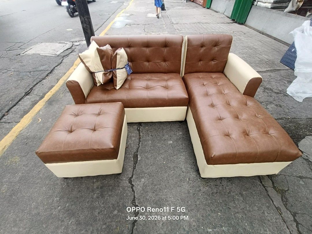MINI L'SHAPE SOFA SALA SET (Category: Sofas) located in Manila. Submitted by joycelaxam14878 (Listing ID 1447310614, Image 1). Description: Brandnew items We deliver thru CASH ON DELIVERY (COD) ORDER NOW ✨We deliver within a Day or schedule✅ ( MODE OF PAYMENT ) ▪️Bank transfer ▪️G cash ✔ ▪️Cash on delivery (COD)✔️ ▪️Available for bulk order ✔ ▪️Good Quality ✔ ▪️On Hand / on Hand ✔ ▪️FREE assemble/installation ✔ ▪️FREE delivery in selected area ✔.