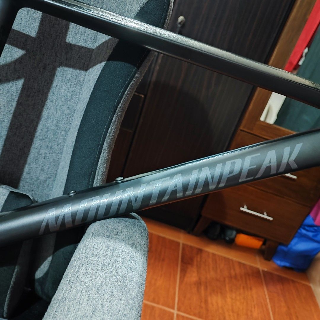 Mountainpeak Ninja 27.5 MTB Frame Medium | Matte Black | QR (Category: Bicycles) located in Imus. Submitted by declutter_j9closet (Listing ID 1447309983, Image 2). Description: Specs: - Mountainpeak Ninja MTB frame - 27.5 wheel size - Size: Medium - Aluminum alloy frame - Hydroformed / triple-butted tube - Quick release rear dropout - Internal cable routing - Disc brake mount - Derailleur hanger included - Matte black / dark gray finish Condition