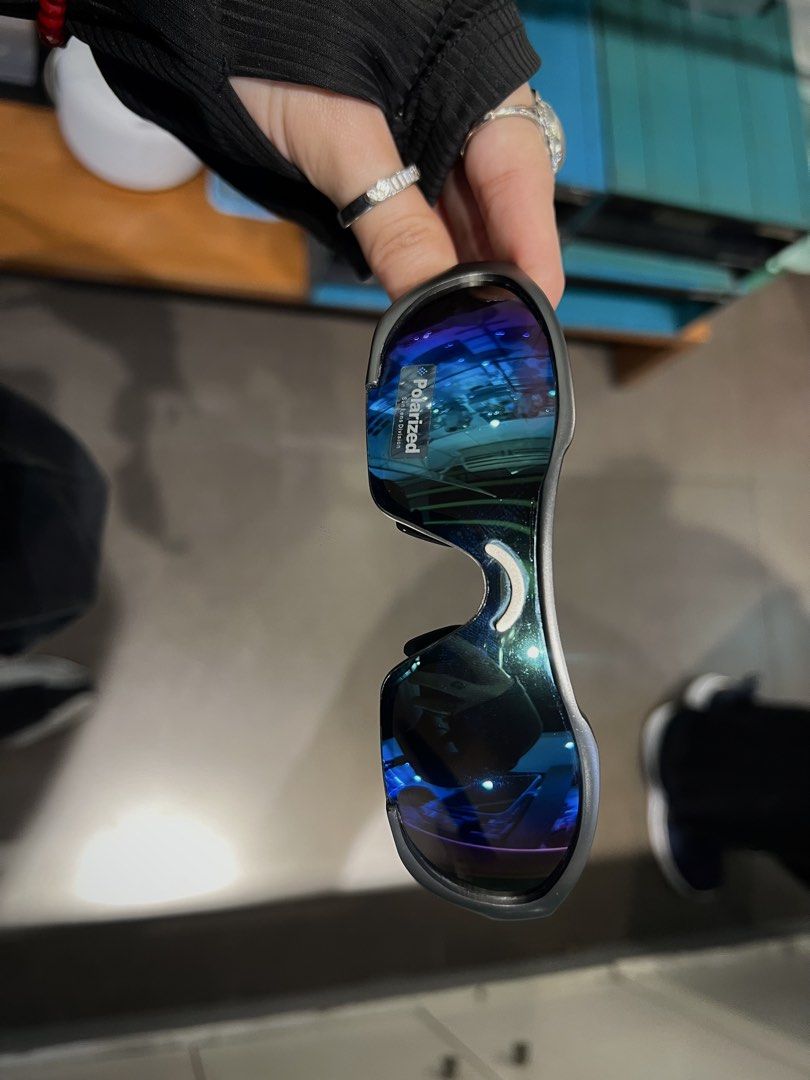 Y2k Nike Polarized Sport Sunglasses (Category: Sunglasses & Eyewear) located in Cagayan de Oro. Submitted by forevercurious (Listing ID 1447390997, Image 3). Description: Y2k Nike Aluminum Sunglasses * Model: 1008 * Size: 144□0–121 * Color code: M011 * Material: Aluminum (printed on the inside of the temple) * Lenses: Polarized (blue mirrored)- Nike polarized sunglasses - Ideal for sports and everyday use - Features a cool blue mirror lens finish