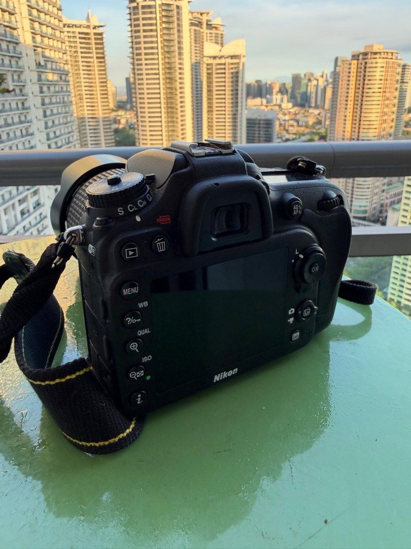 Nikon D7200 DSLR Camera with Lens (Category: Cameras) located in Quezon City. Submitted by marcopolo132004 (Listing ID 1447367838, Image 2). Description: ⚠️ SALE!!! Nikon D7200 DSLR – Excellent Condition – Ready to Use 📸 I’m selling my Nikon D7200, in excellent working condition. A reliable camera known for its great image quality and fast autofocus — perfect for photography and content creation. 🔹 Condition: Excellent, fully functional 🔹 Sens