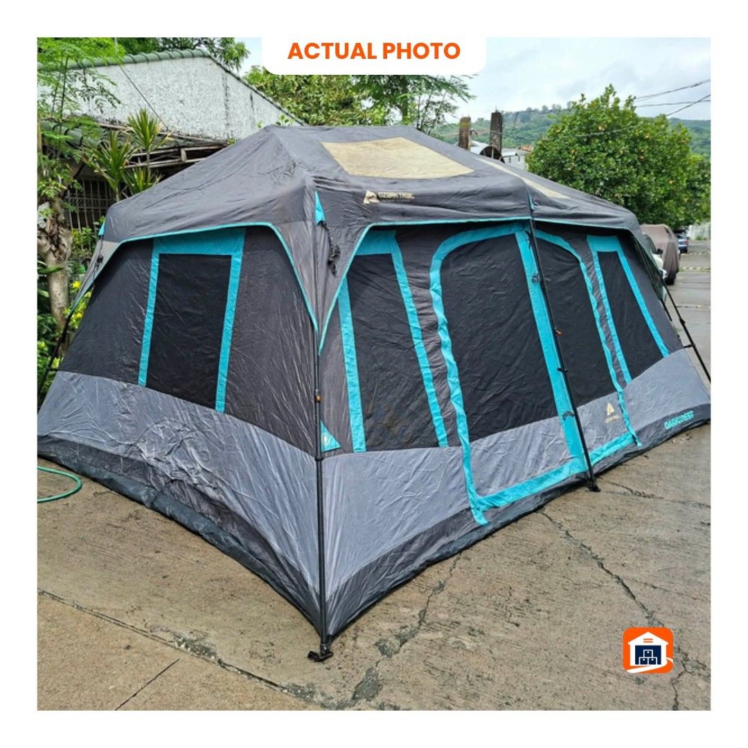 Ozark Trail Instant Cabin Tent - Fast Shipout (Category: Hiking & Camping) located in Manila. Submitted by ramg.x (Listing ID 1447308717, Image 2). Description: - Ozark Trail Instant Cabin Tent - Easy and quick setup - Spacious interior for comfortable camping - Actual photos provided - Available in Brand New, Pre-loved, or Consigned conditions (clearly stated) - Fast shipout - Same-day delivery available within Metro Manila & CALABARZON - Nation