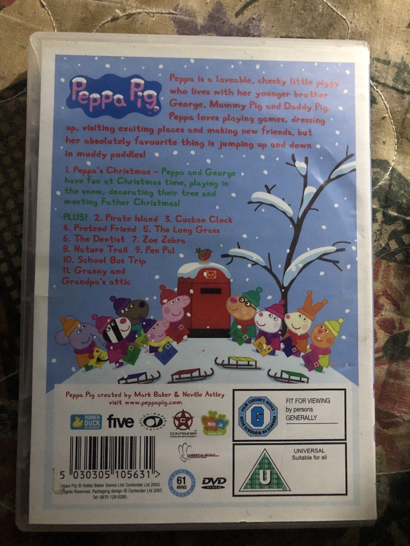 PEPPA PIG DVD (Category: Children's Books) located in Manila. Submitted by darkveil (Listing ID 1447431988, Image 2). Description: No issue Region free.