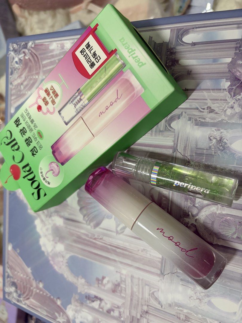 Peripera Ink Mood Glowy Tint Lip Gloss Mini Set (Category: Makeup) located in Taguig. Submitted by labellearmoire2 (Listing ID 1447458272, Image 2). Description: Lip gloss never used, lip tint tried once a few months ago - Peripera Ink Mood Glowy Tint + Lip Gloss Mini Set - Includes shade 26 Why So Berry - Adorable soda cafe themed packaging - Perfect for creating various lip looks - Set contains one tint and one gloss ✅i offer layaway, mop secur