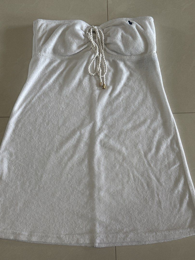 ralph lauren terry cloth halter dress Ralph Lauren Terrycloth Beach Cover-up/Sundress