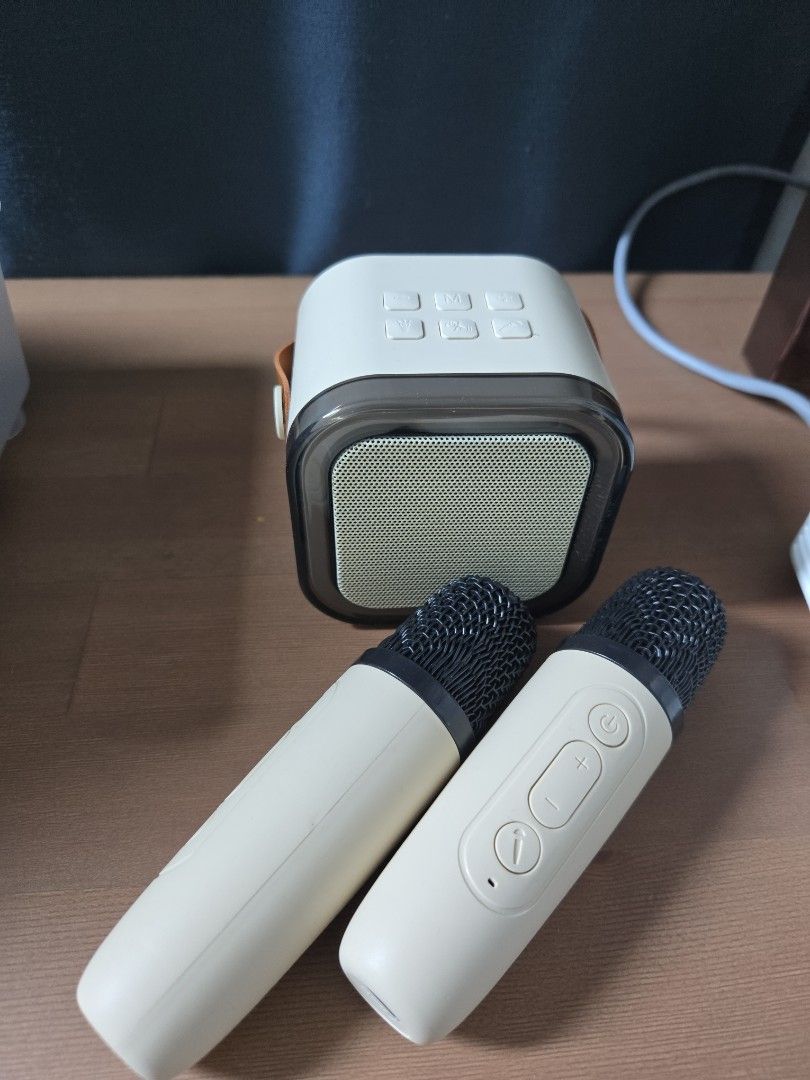 Portable Bluetooth Karaoke Microphone Speaker Set