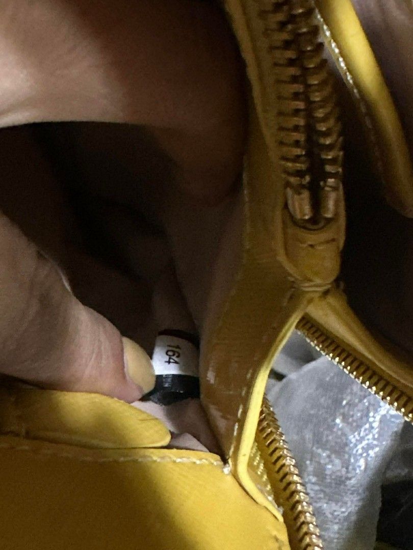 Prada (Category: Luxury Bags & Wallets) located in Manila. Submitted by rjythrift (Listing ID 1447324766, Image 3). Description: 📌 PRADA "Lemon Yellow” Saffiano Lux Jeweled Borsa Cerniera Bag 👉🏽 AUTHENTIC 💯 👉🏾Color May Vary Due To Lighting 💡 👉🏾Condition:Rank A ✅ 👉🏾Color Rate:9.8/10, ✅ 👉🏾 Flaws: minimal issue✅ 👉🏽Price Firm 20,999 Free Shipping 🛫 👉🏾Size Details: Actual Dimes By Tape Measure •Width 13.5” •Length 8.5" •Depth 8" 👉🏾