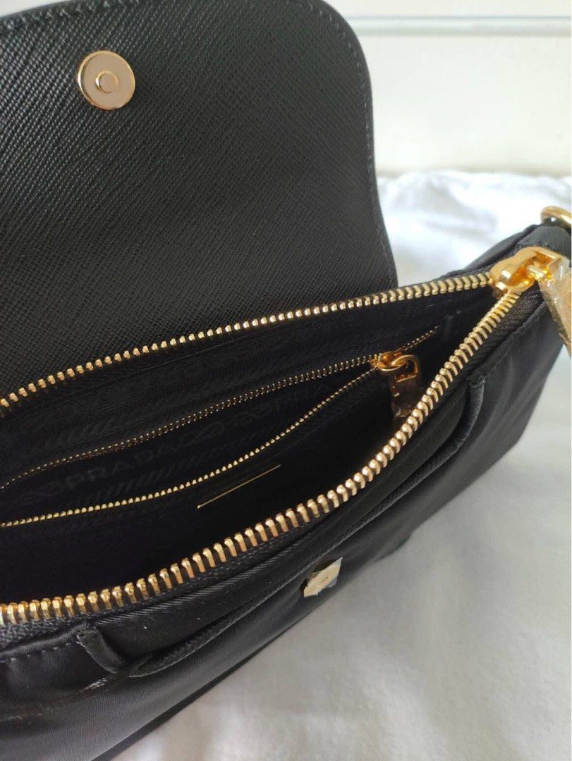 Preloved Prada Crossbody (Category: Luxury Bags & Wallets) located in Manila. Submitted by bagsandshoesmanymore (Listing ID 1447330137, Image 2). Description: Preloved Prada Size 23cm White tag Lampo zipper Japan source🇯🇵 Rank SA Please read before you order 👉🏻❗️Payment first before shipping ❗️Cut off time of payment 11am sameday delivery ❗️NO MEET UP / NO PICK UP ❗️ORDER CANNOT BE CANCELLED ❗️PLEASE DON’T BUY IF YOU ARE IN DOUBT ❗️NO RETURN!