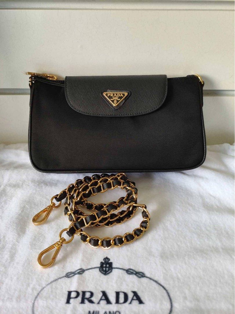 Preloved Prada Crossbody (Category: Luxury Bags & Wallets) located in Manila. Submitted by bagsandshoesmanymore (Listing ID 1447330137, Image 1). Description: Preloved Prada Size 23cm White tag Lampo zipper Japan source🇯🇵 Rank SA Please read before you order 👉🏻❗️Payment first before shipping ❗️Cut off time of payment 11am sameday delivery ❗️NO MEET UP / NO PICK UP ❗️ORDER CANNOT BE CANCELLED ❗️PLEASE DON’T BUY IF YOU ARE IN DOUBT ❗️NO RETURN!