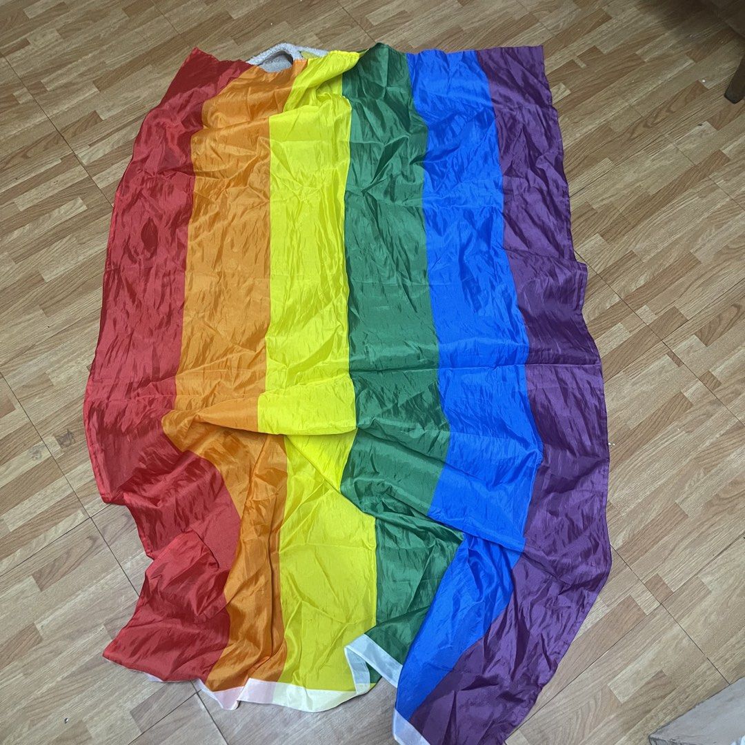 Rainbow Pride Flag (Category: Tshirts & Polo Shirts ) located in Manila. Submitted by gomdobear (Listing ID 1447447620, Image 2). Description: Pride Flag - really the good quality one - big around 5ft in height - good as tapestry Meetup: Taft (Dlsu / Benilde Area) or Alabang Area (ATC) .