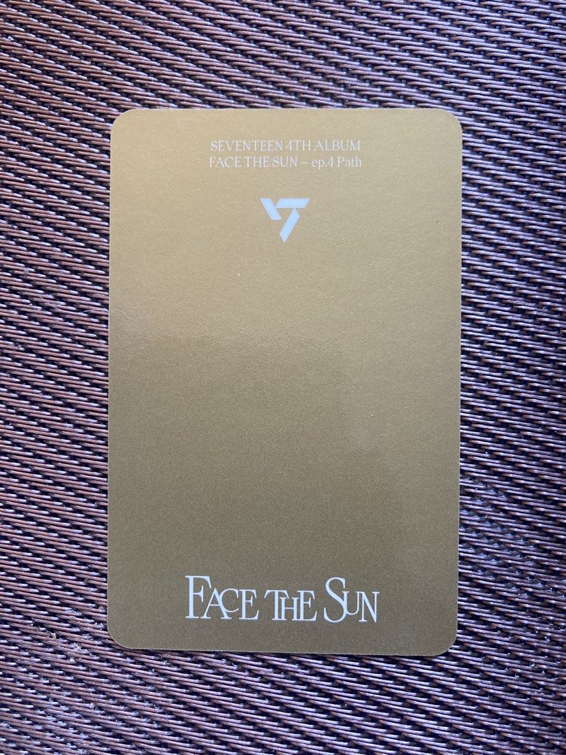 SEVENTEEN FACE THE SUN ep.1 Path Photocard (Category: K-Wave Merchandise) located in Cavite. Submitted by mapionlyaccount (Listing ID 1447416478, Image 2). Description: No issue Can do dop MOP: gcash or maya MOD: jnt, lalamove, or lbc.
